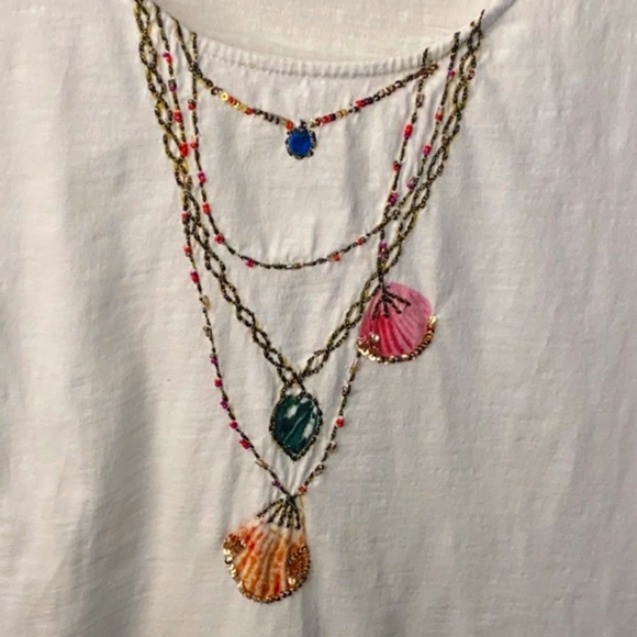 Boston Proper Shell Tee-Shirt - Picture 2 of 7